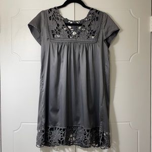 PEWTER TUNIC/DRESS